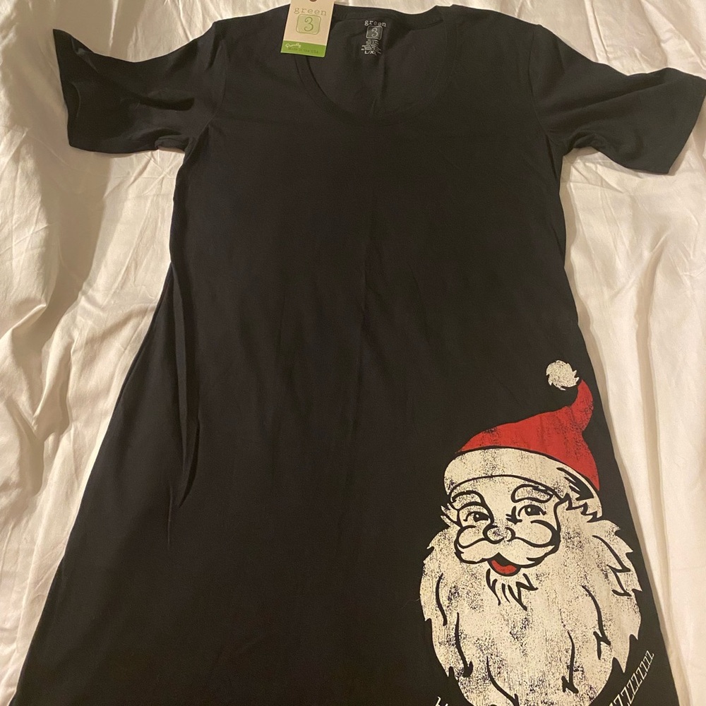 Green 3 Black Nightgown